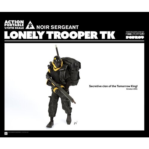 3A Toys 1/12 Lonely Trooper TK Noir Sergeant by Ashley Wood