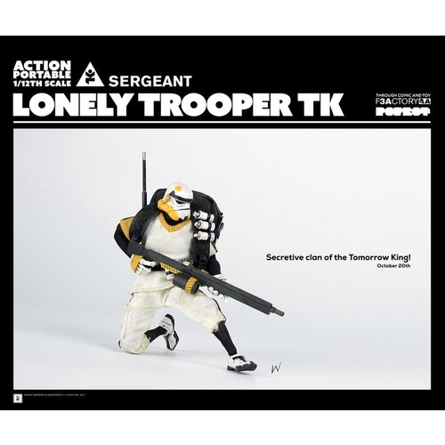 3A Toys 1/12 Lonely Trooper TK White Sergeant by Ashley Wood