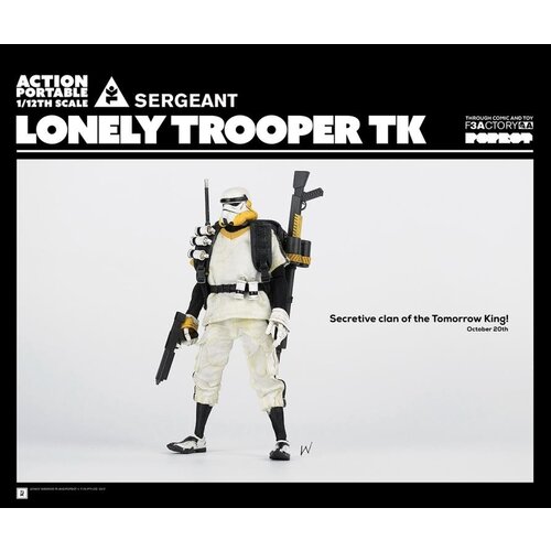 3A Toys 1/12 Lonely Trooper TK White Sergeant by Ashley Wood