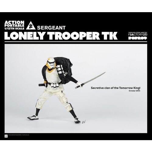 3A Toys 1/12 Lonely Trooper TK White Sergeant by Ashley Wood
