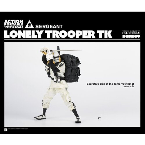 3A Toys 1/12 Lonely Trooper TK White Sergeant by Ashley Wood