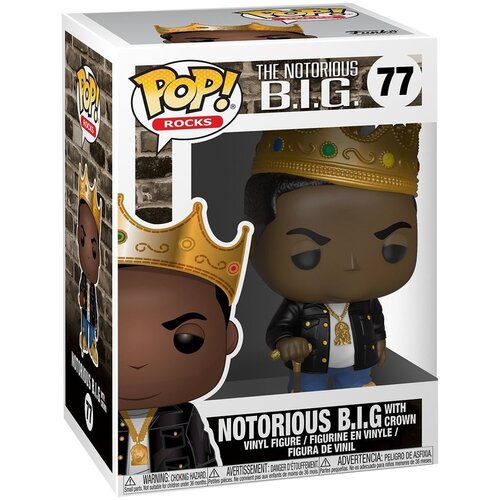Funko Notorious B.I.G. (Crown) by Funko POP! Rocks Funko Notorious B.I.G. (Crown) by Funko POP! Rocks