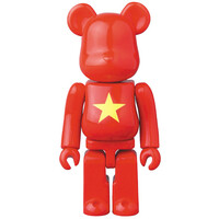 Flag (Vietnam) 7.29% - Bearbrick series 37 by Medicom Toys