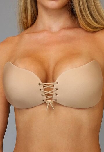 Strapless Ultra Push-Up Invisible Bra Zwart