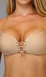 Strapless Ultra Push-Up Invisible Bra Nude