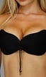 Strapless Ultra Push-Up Invisible Bra Zwart