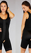 Zwarte Bodyshaper met Open Kruis