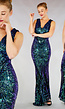 Luxe Mermaid Pailletten Galajurk
