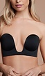 Backless U-Style Push-Up Bra Zwart