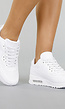 Witte Sneakers met Lucht Zool