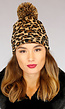 BF2023 Leopard Muts met Pompon