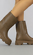 BF2023 Bruine Lederlook Boots