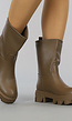 Bruine Lederlook Boots