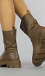 Bruine Lederlook Boots