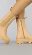 Basic Camel Lederlook Chelsea Boots