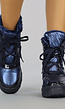 Blauwe Lak Snowboots met Grove Zool