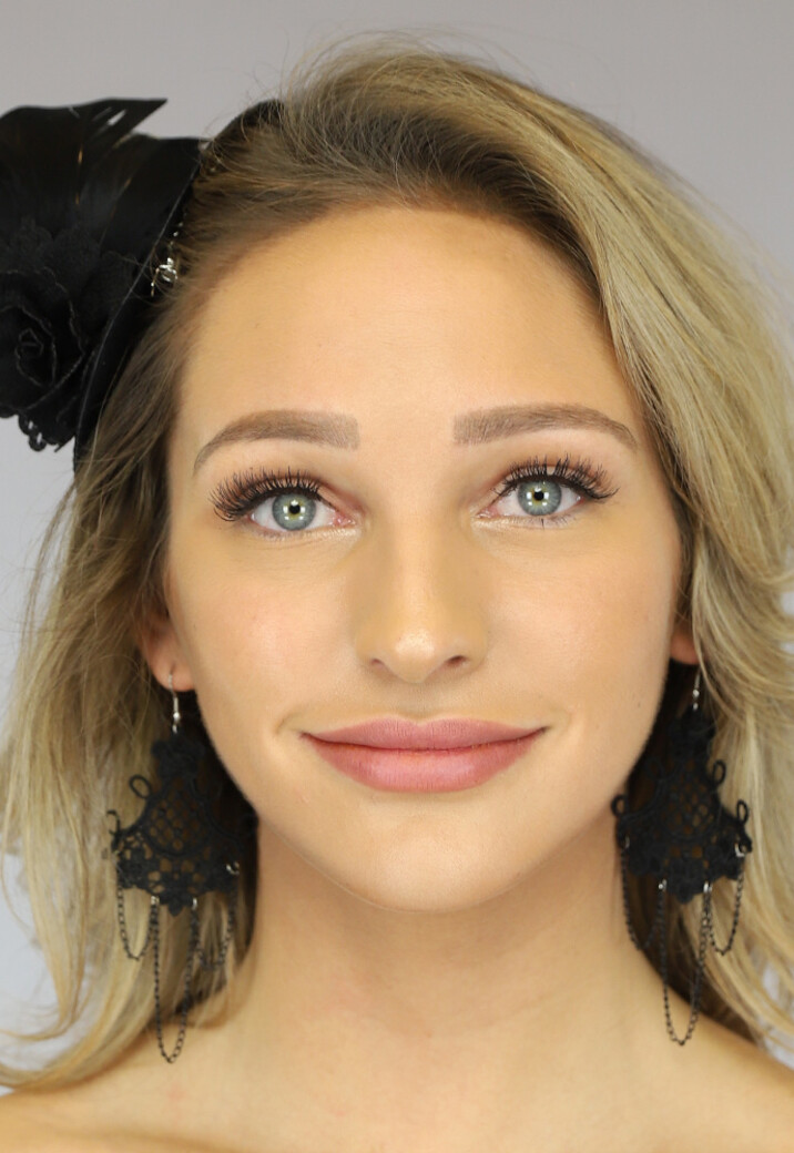 Zwart Halloween Hoedje met Kant en Roos