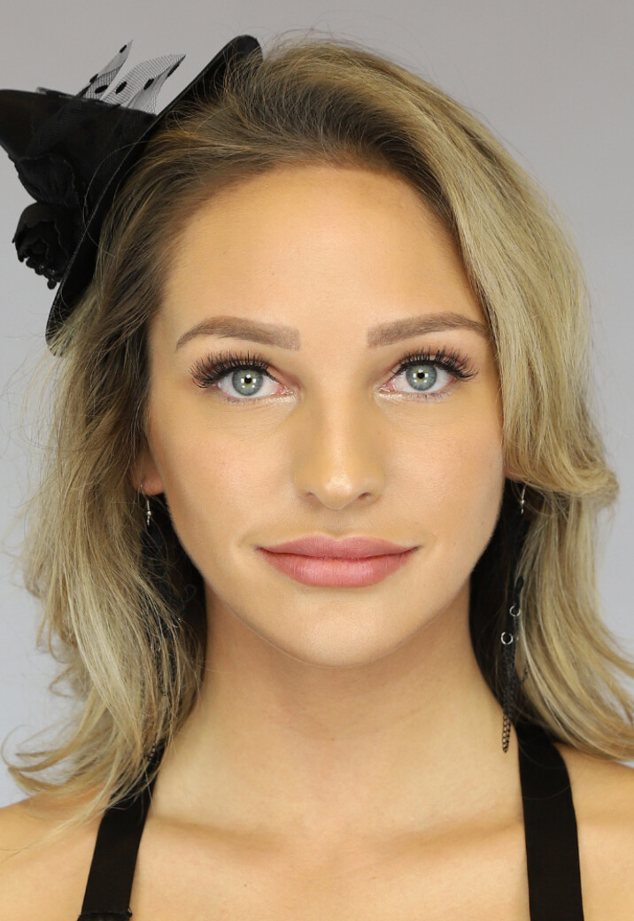 Zwart Heksen Hoedje met Tule Strik