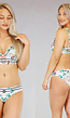 Longline Print Bikini - Broekje