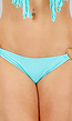 Aqua Triangel Halter Bikini met Franje - Broekje