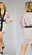 Lichtroze Polkadot Satin Kimono