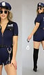 Donkerblauw Politie Playsuit Kostuum