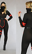 Ninja Catsuit Kostuum met Capuchon