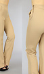 Camel Flared Pantalon met Biesje