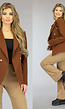 Bruine Button Blazer