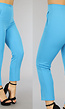 Nette Turquoise Pantalon met Sierzakken