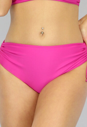 BF2023 Fuchsia Maxi Bikinibroekje met Veters