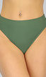 BF2023 Groen High Waist Cheeky Bikinibroekje