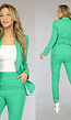 Basic Groene Pantalon met Zakken