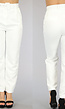 Witte High Waist Pantalon met Riem