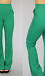 Basic Groene Flared Pantalon