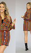 Multicolor Overshirt met Print en Knopen