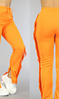 Oranje Joggingbroek met Franje