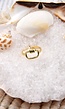 Gouden ring met Ovale Touw Detail