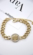 Gouden Chain Armband met Wensboompje