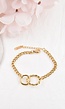 Gouden Armband met Cirkels