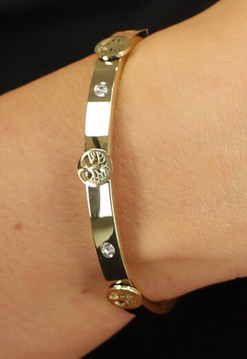 SALE80 Smalle Gouden Wensboom Armband