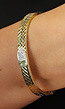 Gouden Visgraat Armband