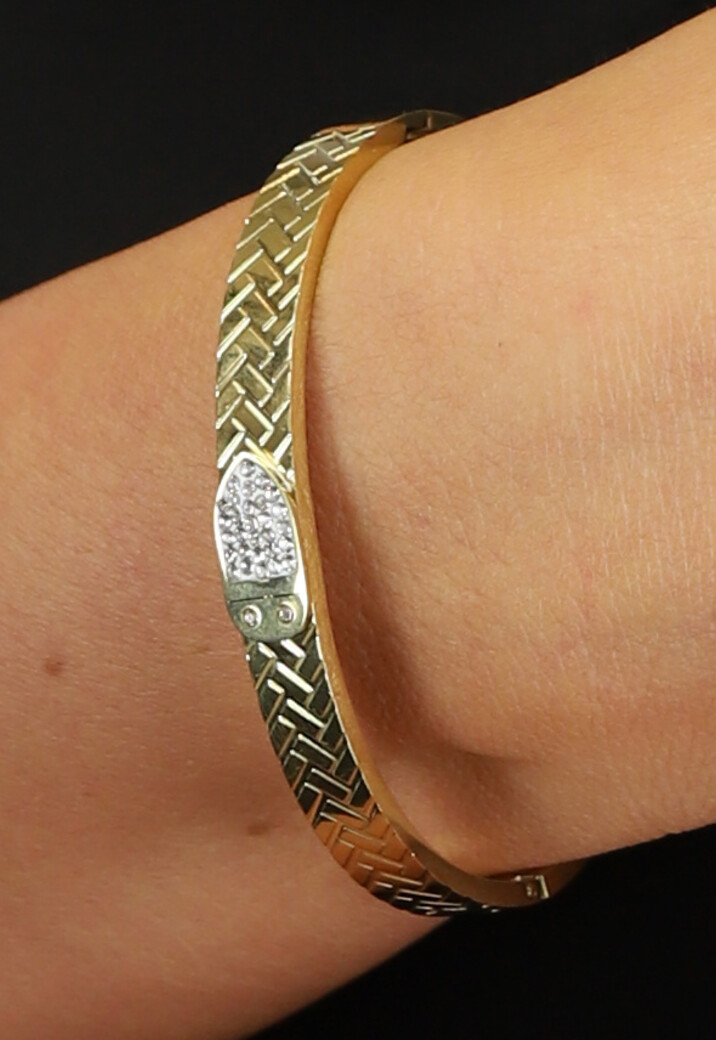 Gouden Visgraat Armband