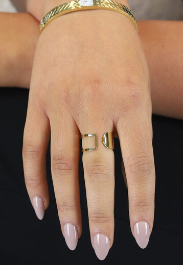 BF2023 Gouden Geometrische Ring