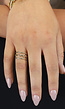 Gouden Ring met Ketting Detail