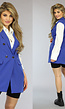 Blauwe Oversized Blazer Gilet