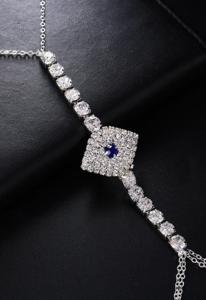 Zilveren Eye Bodychain