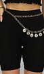 Dubbele Bellychain met Coins
