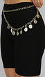 Dubbele Bellychain met Coins