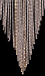 Grote Strass Choker met Strass Fringe